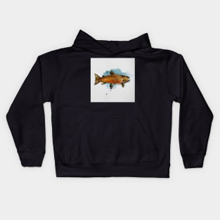 Swedish Brown Trout Kids Hoodie